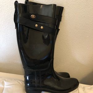 Coach rain boots